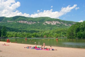 On the Beach at Lake Lure