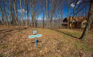 Available mountain lot