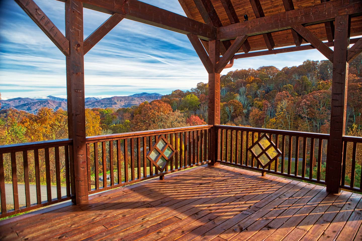 Large outdoor porch