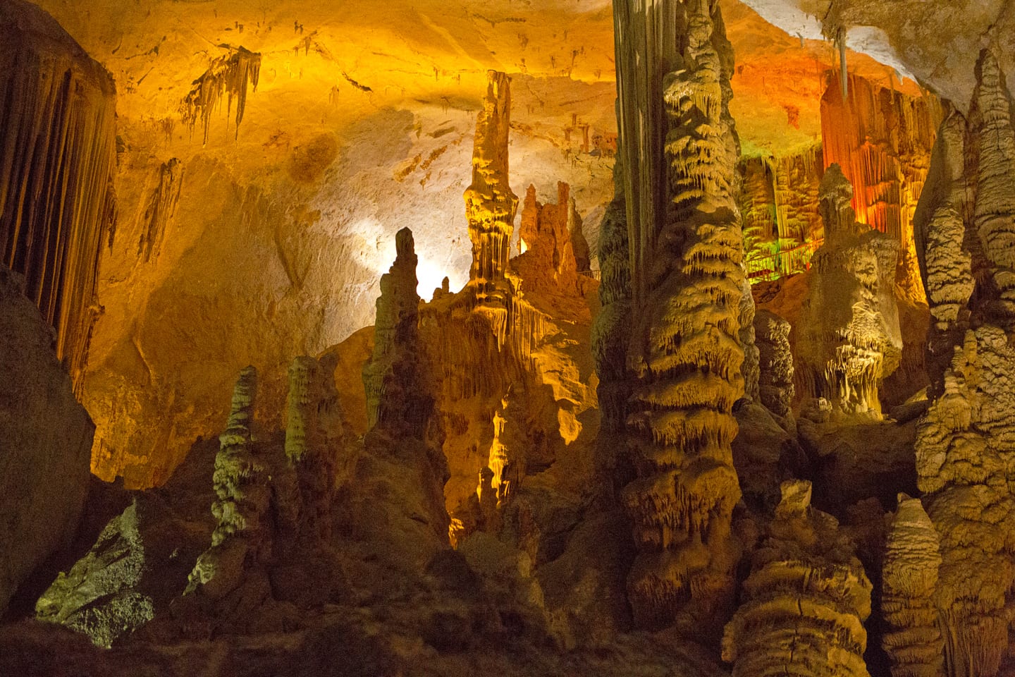 Inside Linville Caverns, NC