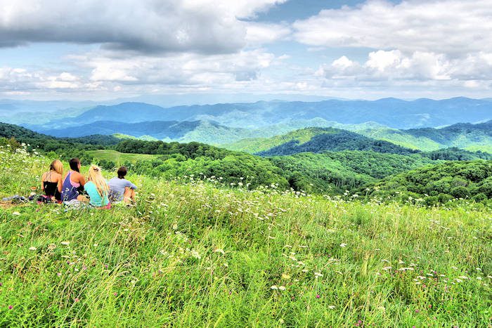 Scenic photo from Max Patch hike