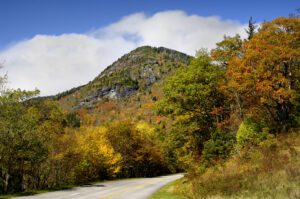 View of Mt. Mitchell in North Carolina